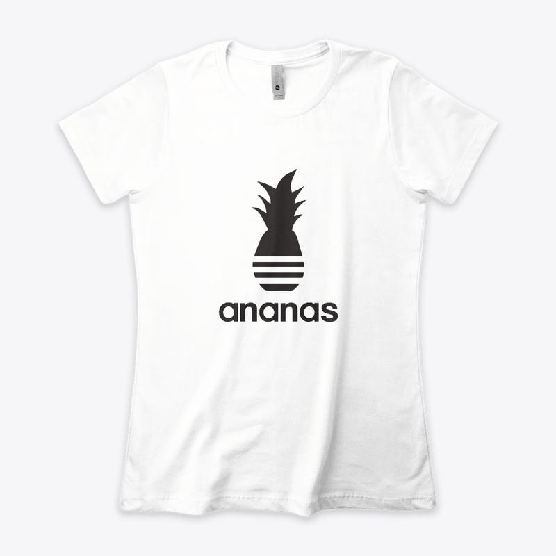 Ananas parody logo in black