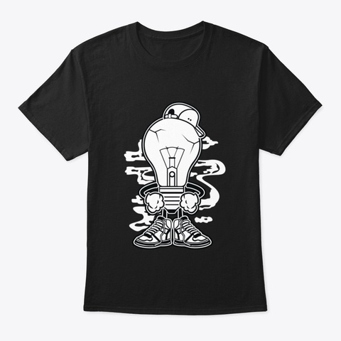 Bright Idea Black T-Shirt Front