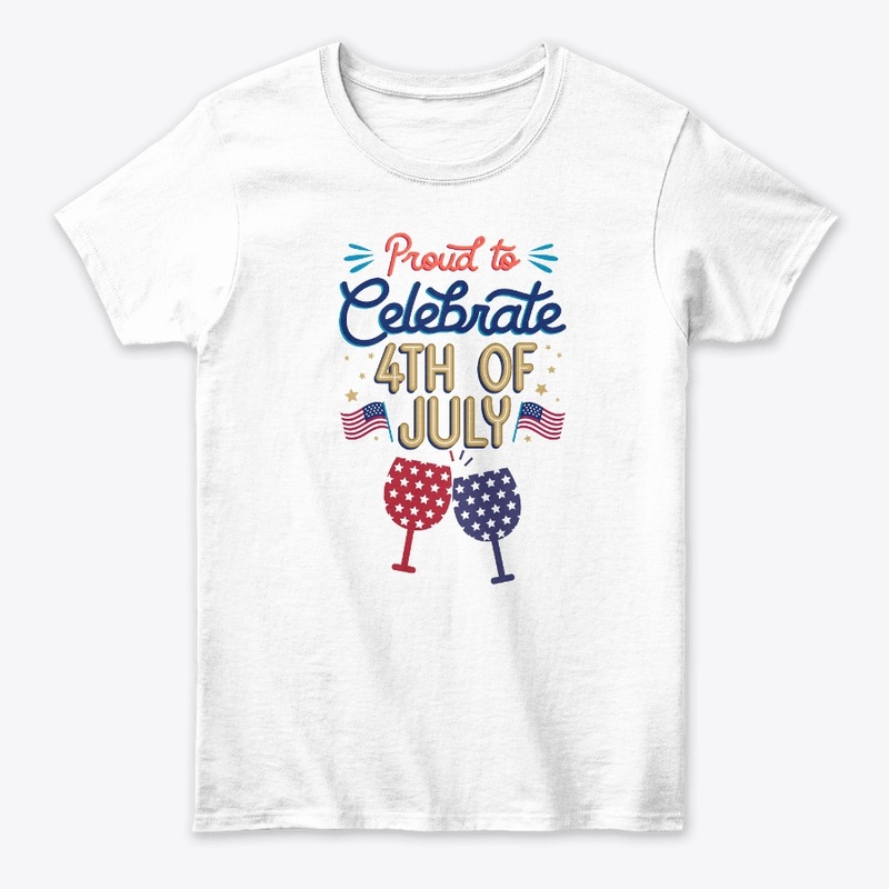 Let's Celebrate 4th of July Graphic.