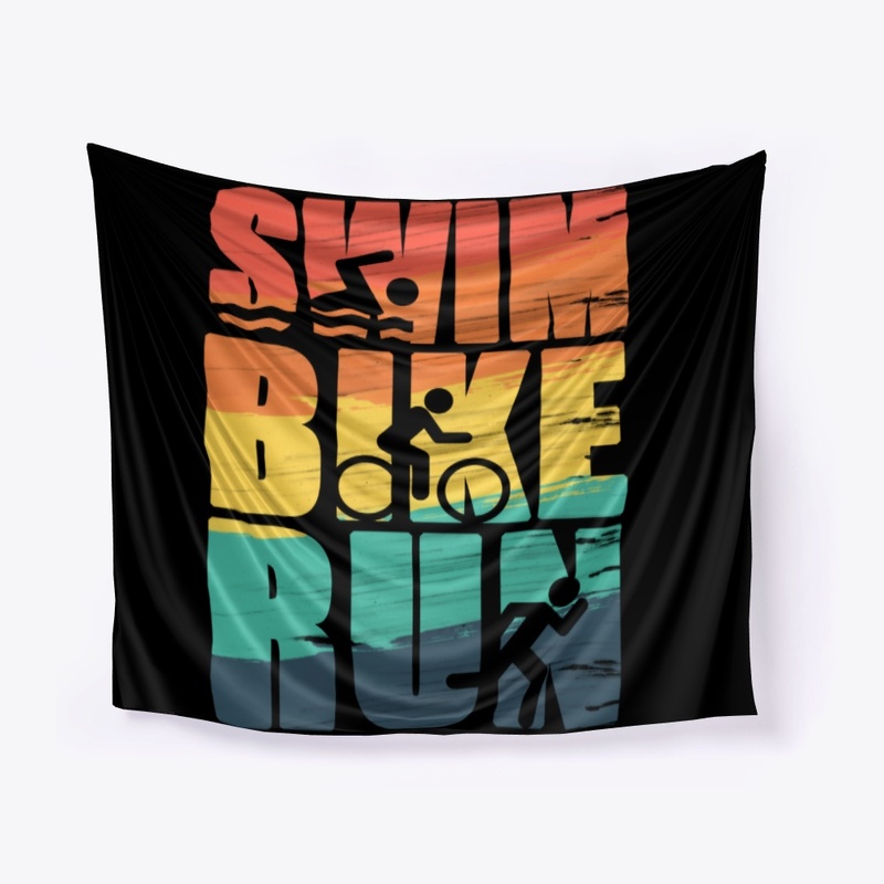 Triathlon Sports swim bike run T-Shirt