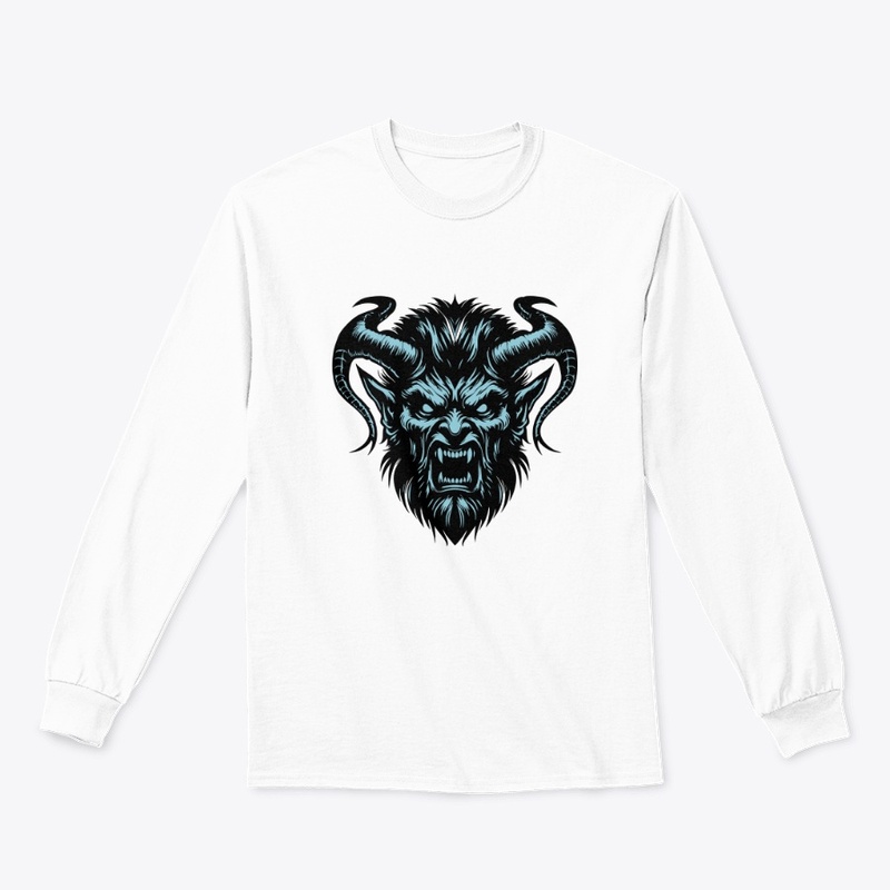 Bold and Intense Devil Head Graphic
