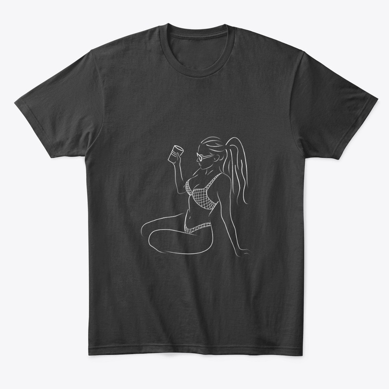 Beach Party Symphony - White Print