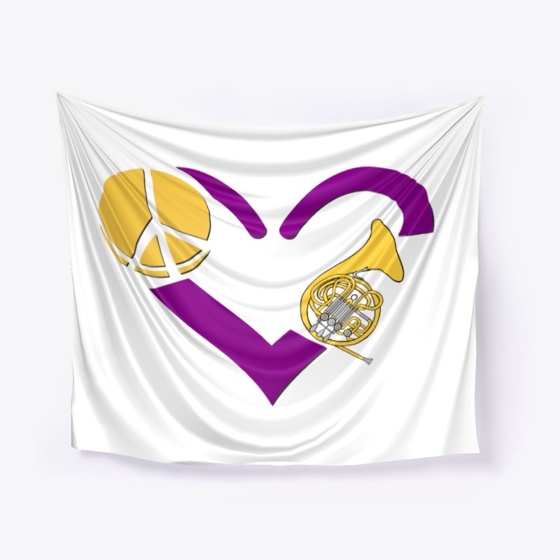 Peace - Love - French Horn