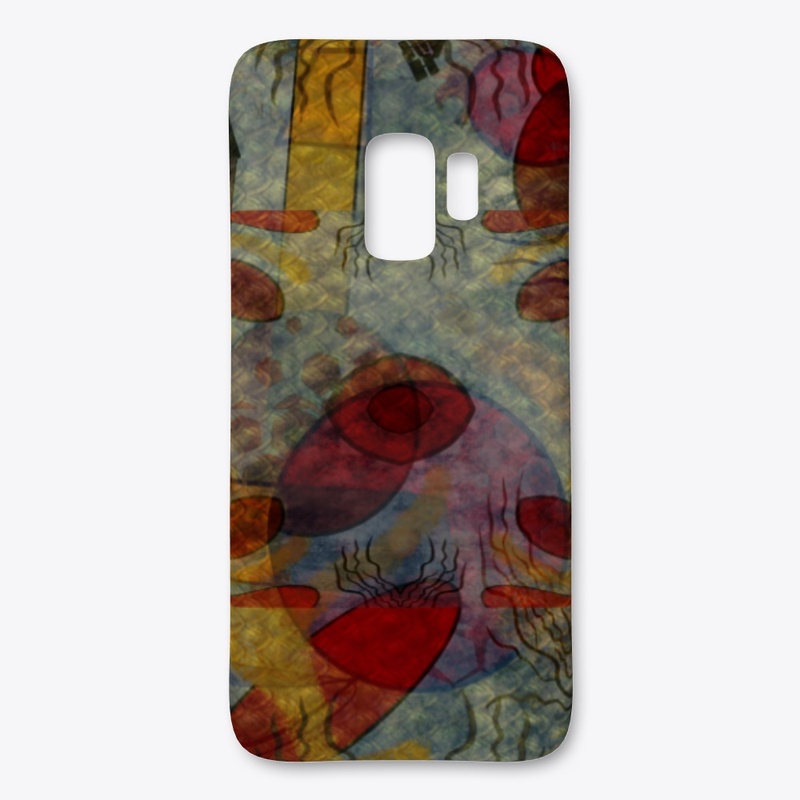 Fall Colors Circular Pattern Abstract 
