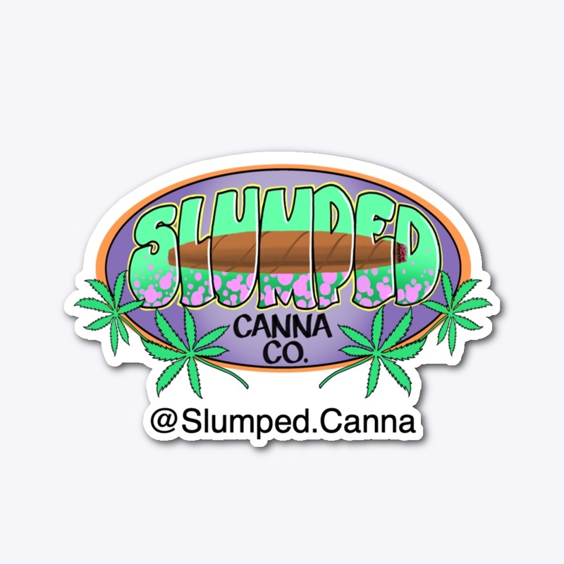 Slumped Canna Sticker 