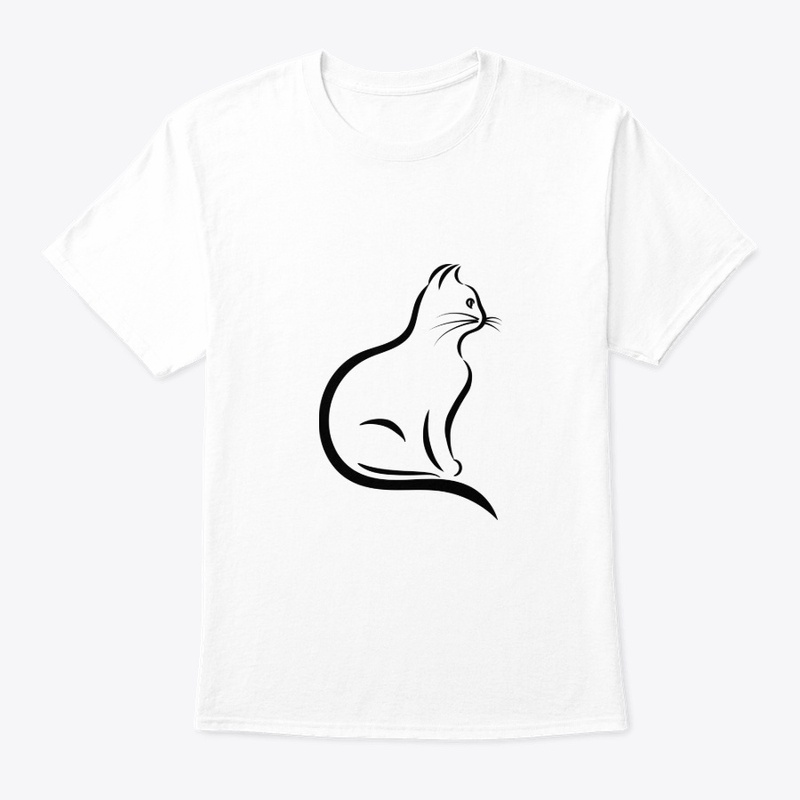 cat black and white