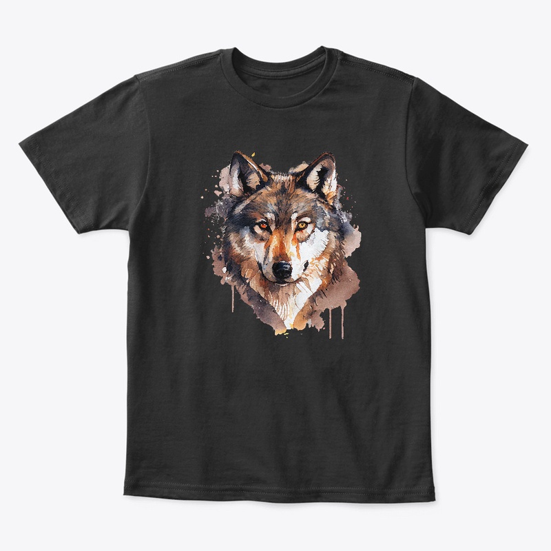 Watercolor Wolf Tee