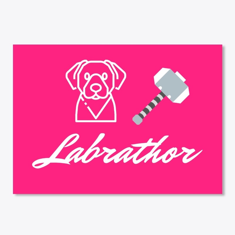 Labrador Labrathor Sticker