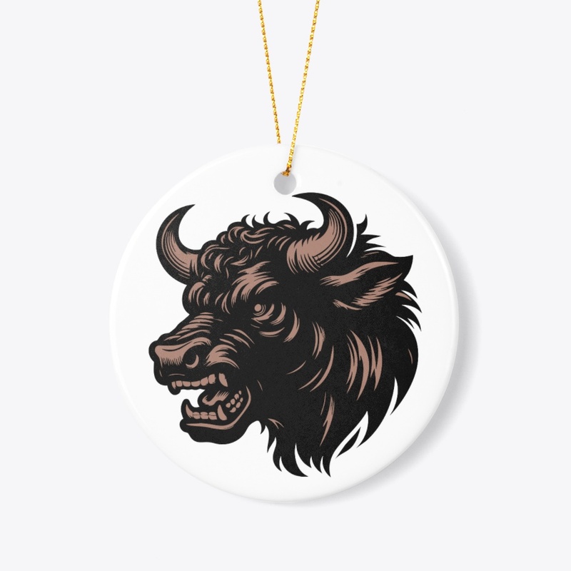 Untamed Cow Head Artwork