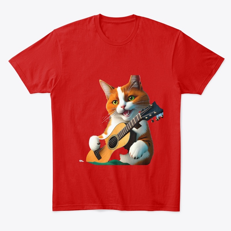 Cat Playing Guitar