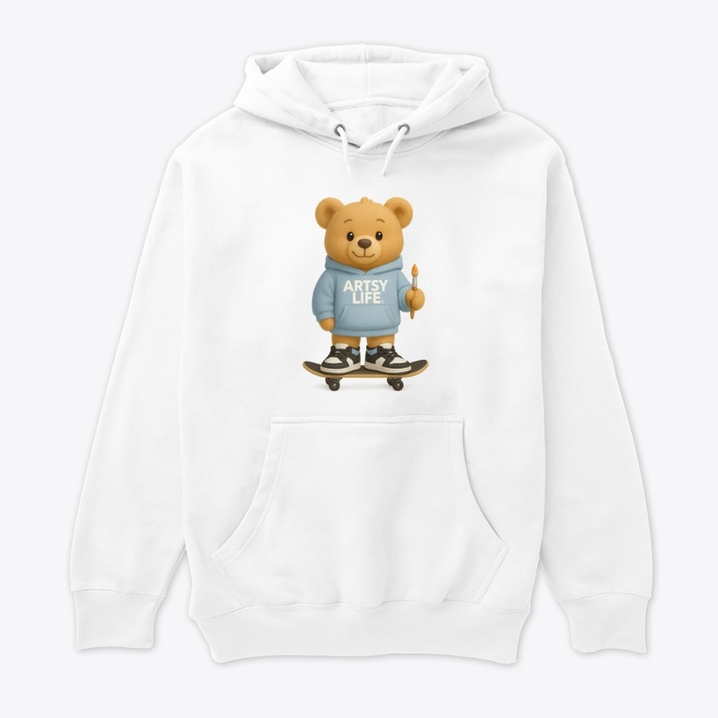 Artsy Bear Hoodie
