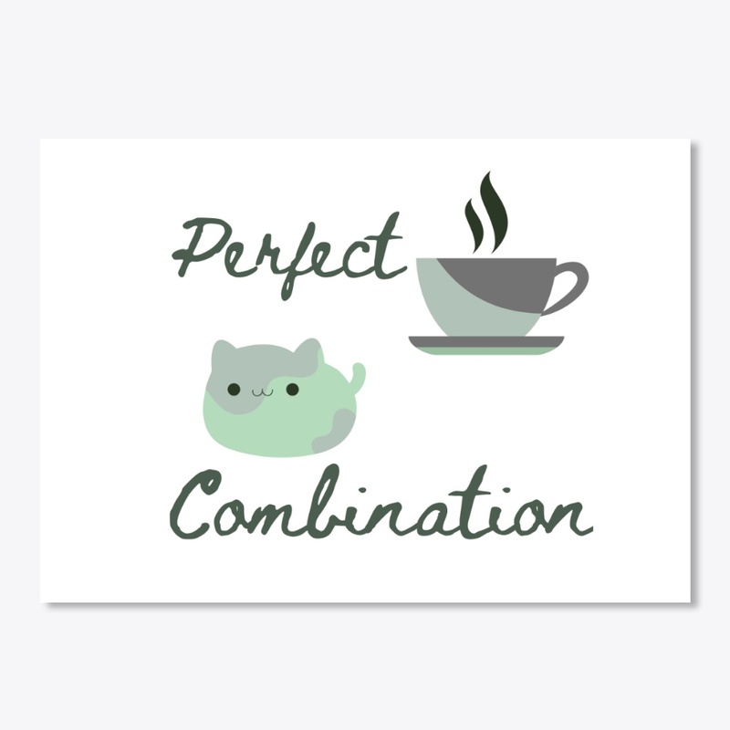 coffee and cat  forever