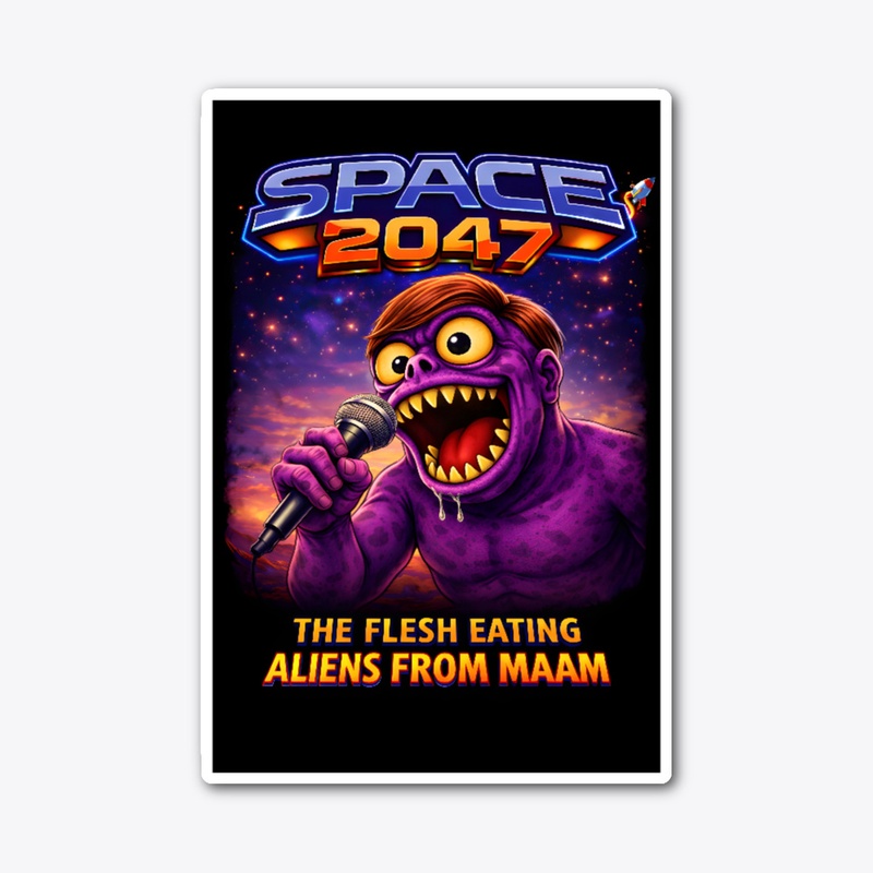 Flesh eating alien singer