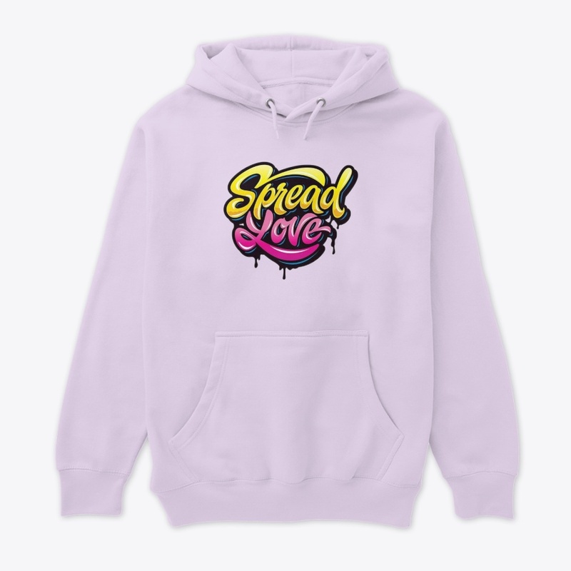 Love art design logo hoodie 