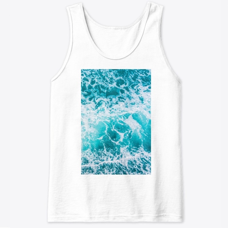 Beautiful Blue Ocean Waves
