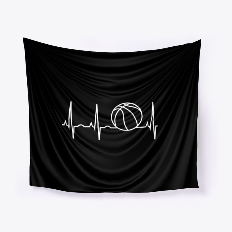 Basketball Heartbeat Hooded