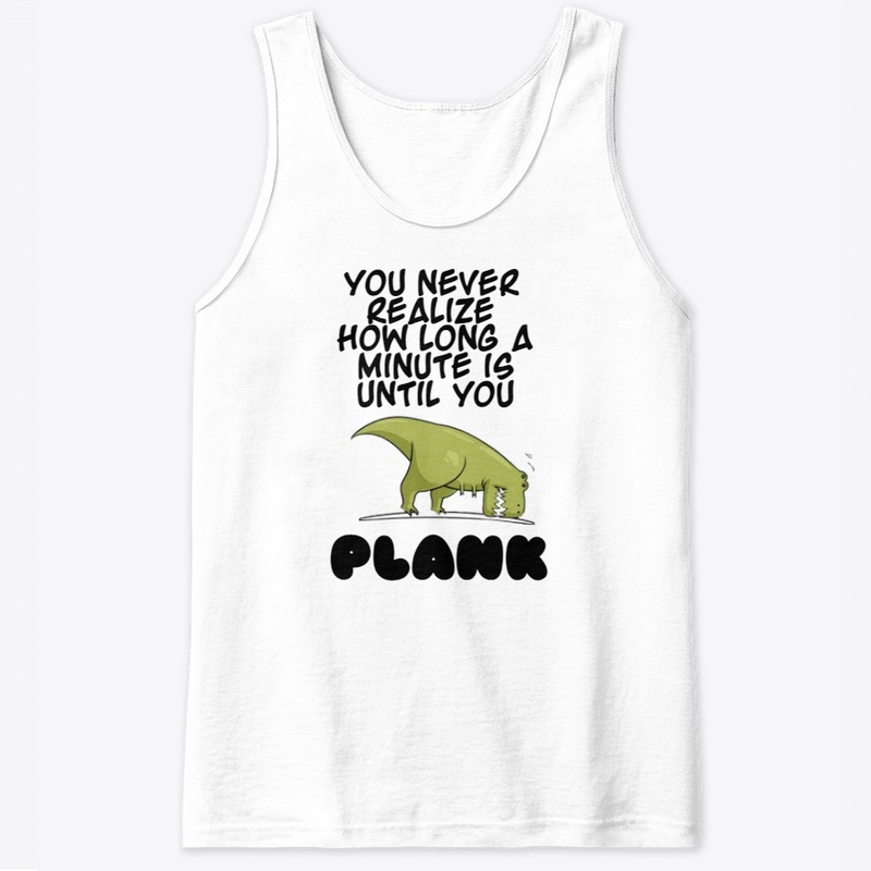 Minute plank exercise funny gym workout 