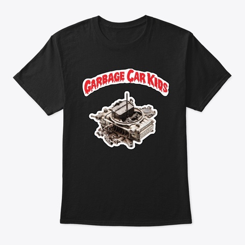 Ran When Parked Black T-Shirt Front