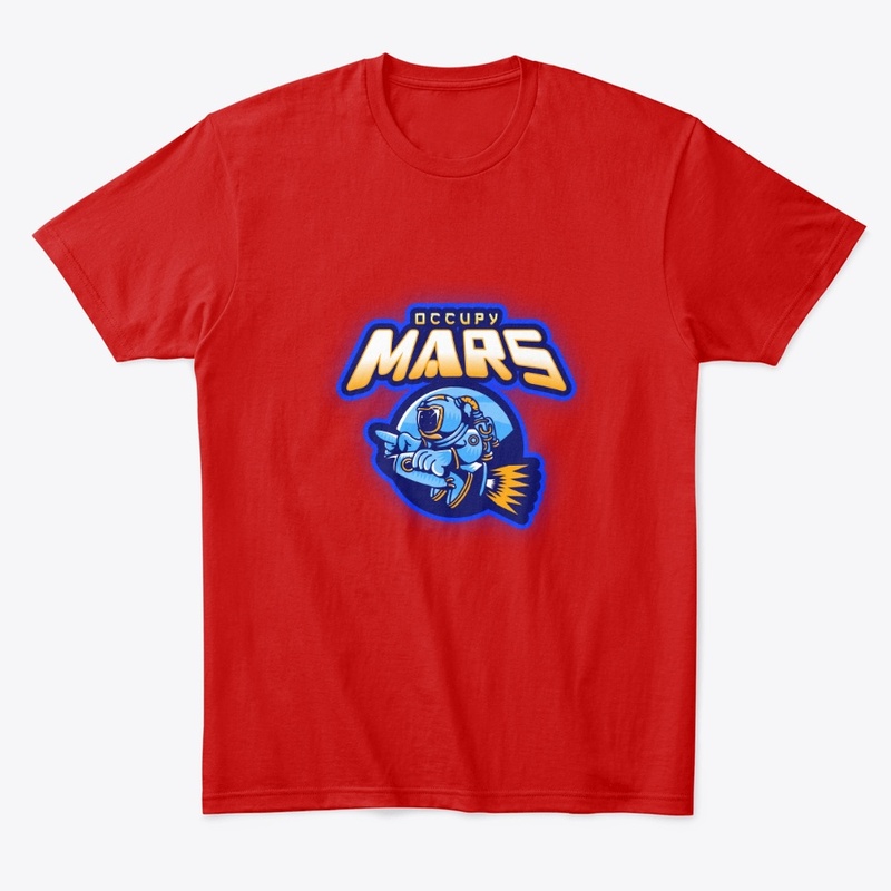 Occupy Mars Cartoon Shuttle