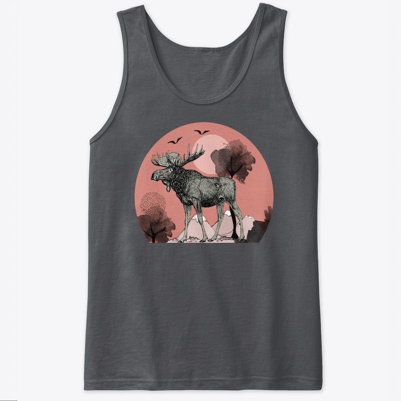 Moose in the Mountains