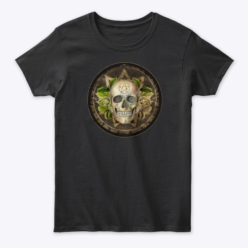 Witchy Pagan Skull