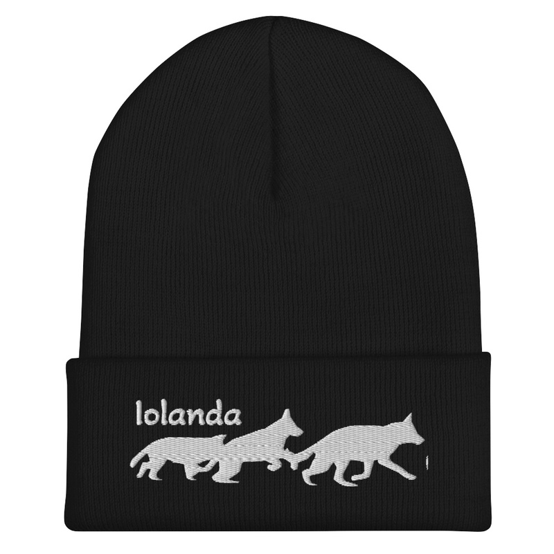Beanie Three Dogs on the March - Black