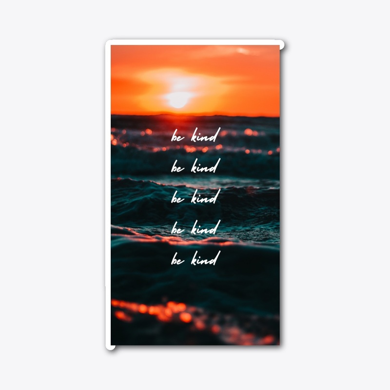 Be Kind text design