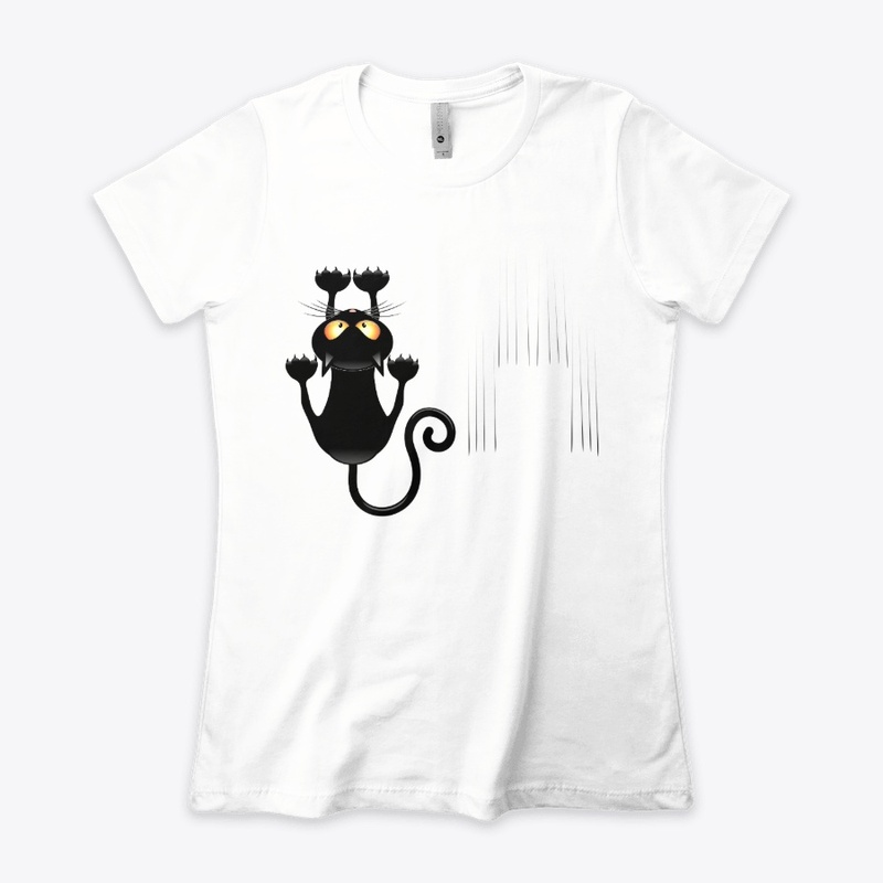 funny black cat