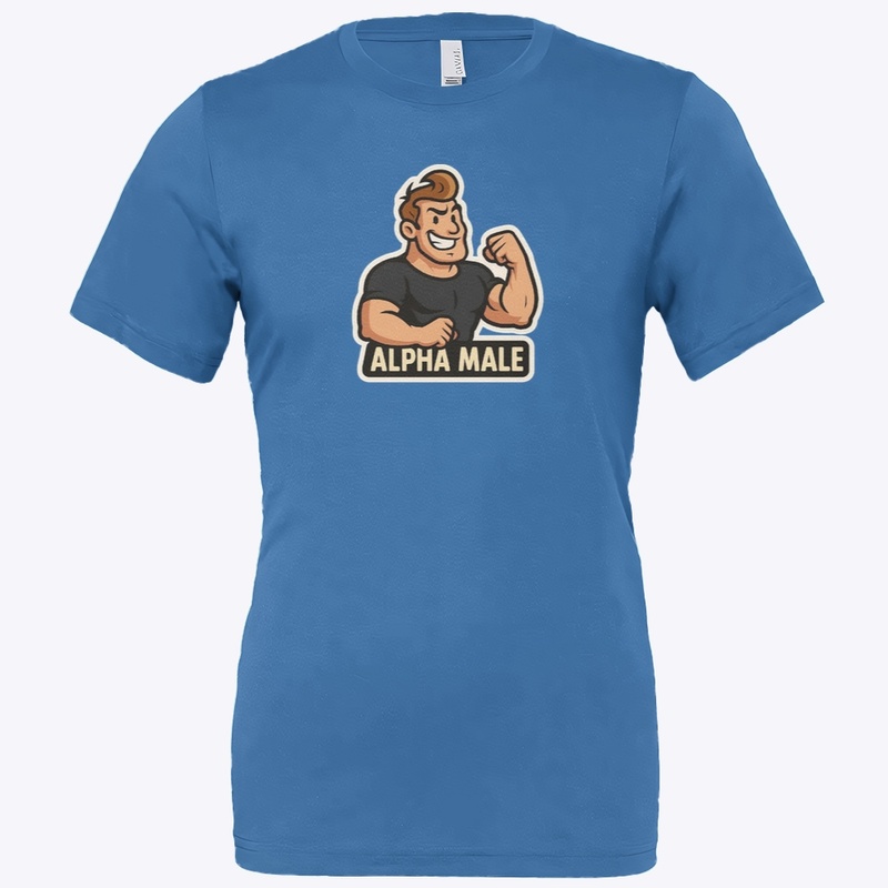 Alpha Male Wolf Power Sticker