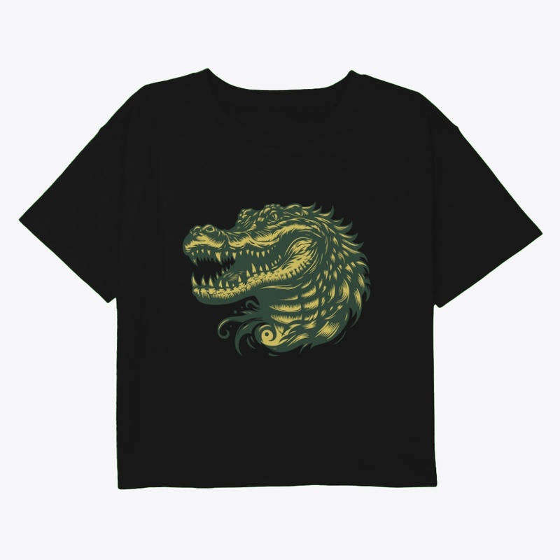 Angry Alligator Head Graphic