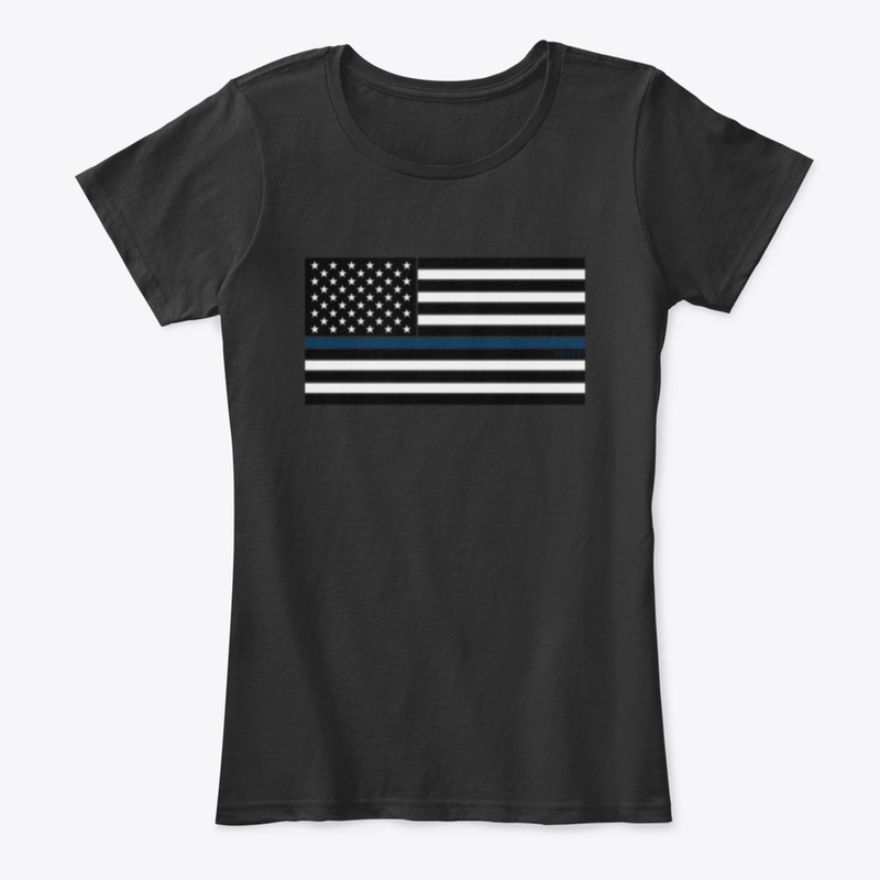 Horizontal Blue Line Flag