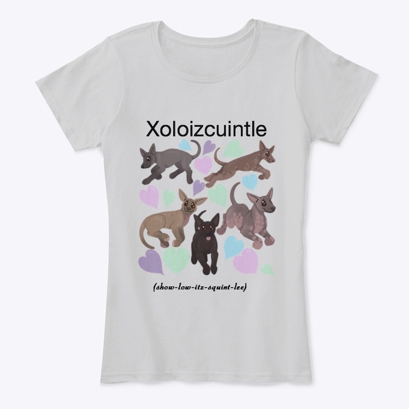 xoloitzcuintle dog art