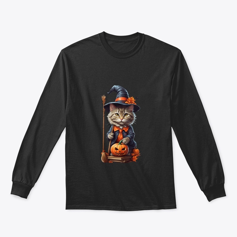Spooky Cat Halloween Charm