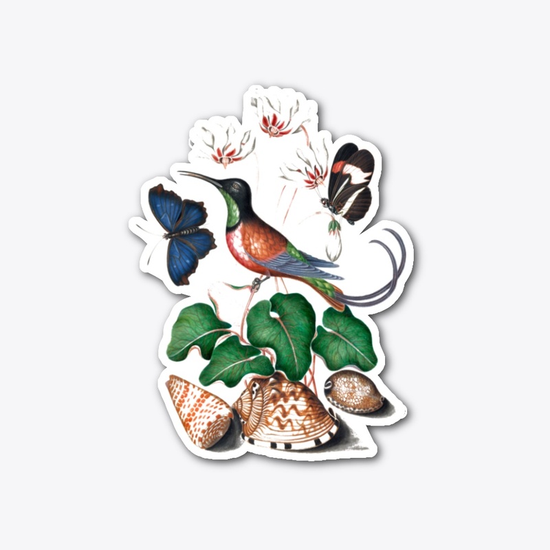 nature tshirt with animal and bird
