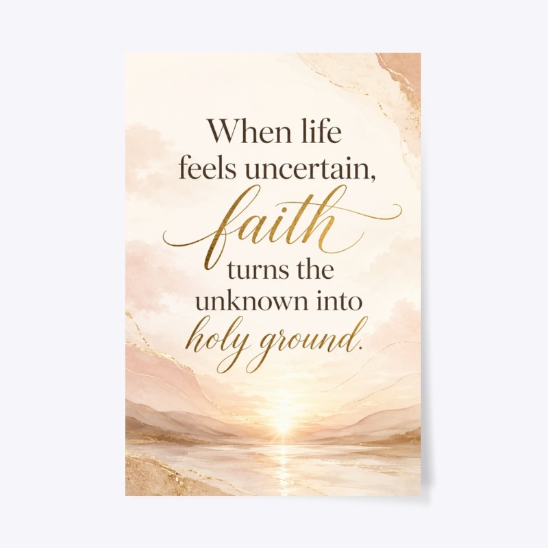 Holy Ground Faith Wall Art