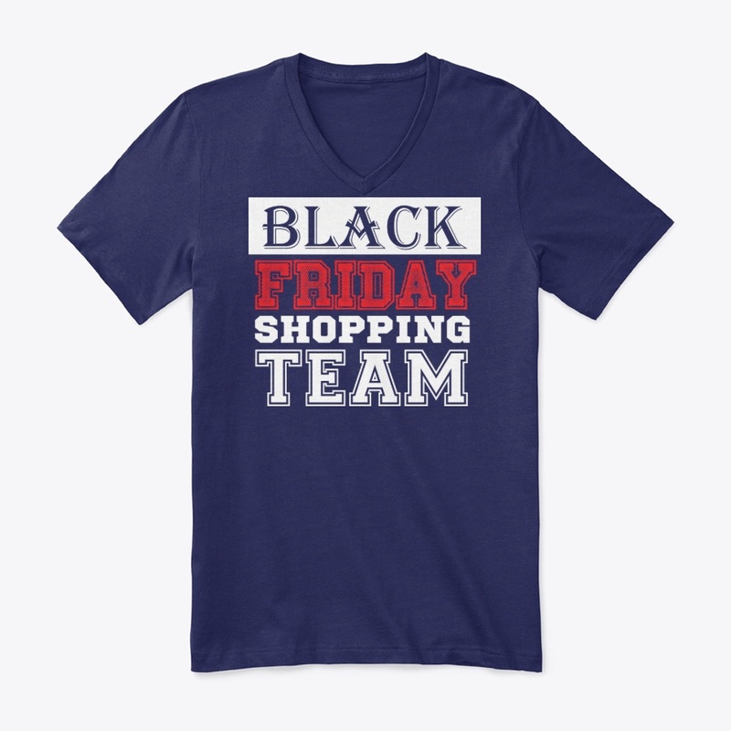 t-shirt for black friday shopping team