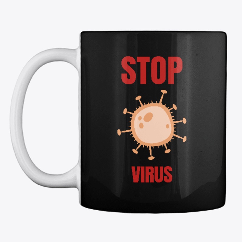 STOP CORVID 19 VIRUS T SHIRT