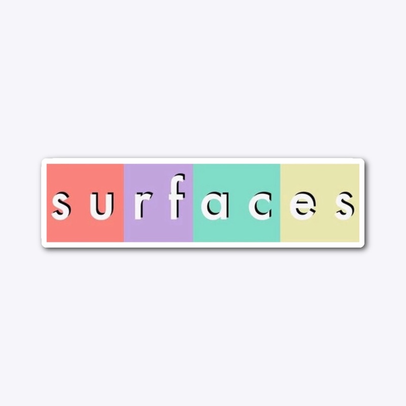 Surfaces Band Sticker