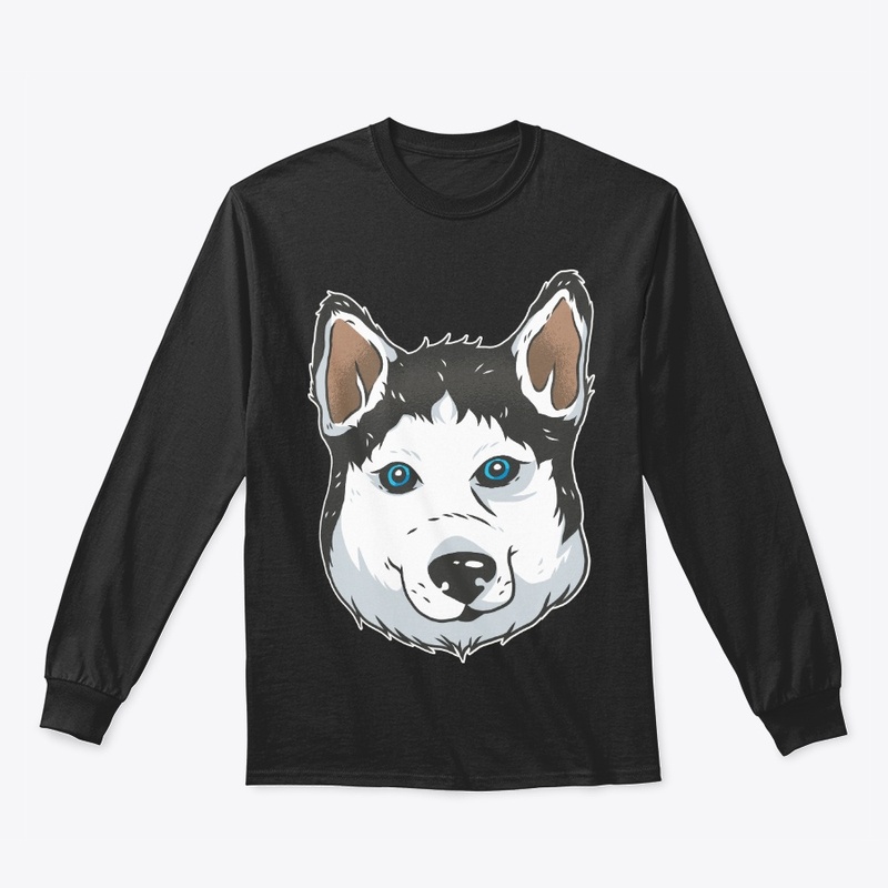 Lovely Husky Face For Dog Lover