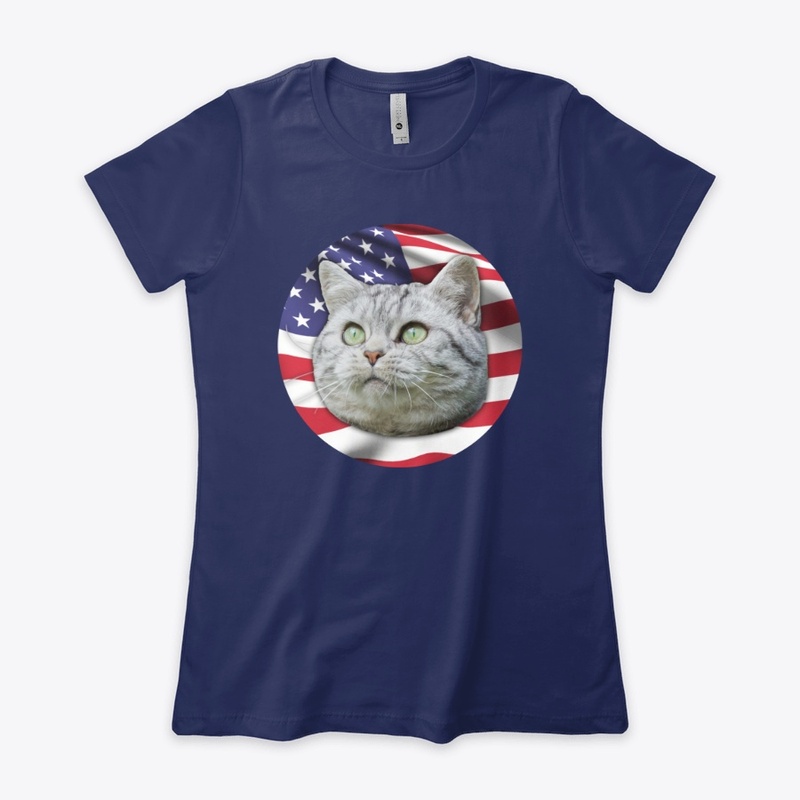 Patriotic Cat Logo