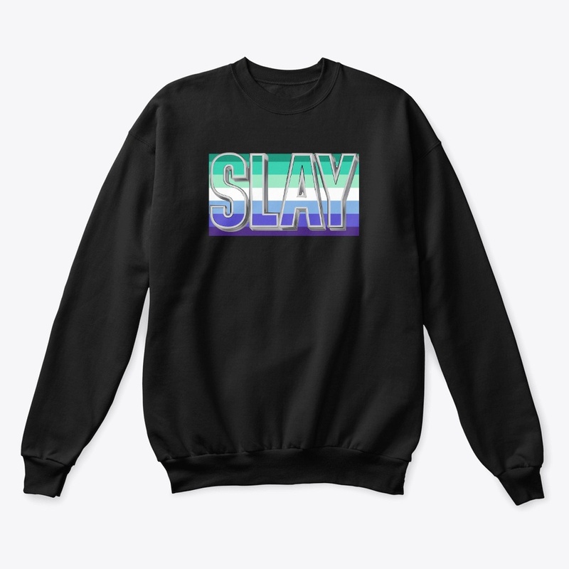 Slay with Gay Men's Inclusion Pride Flag