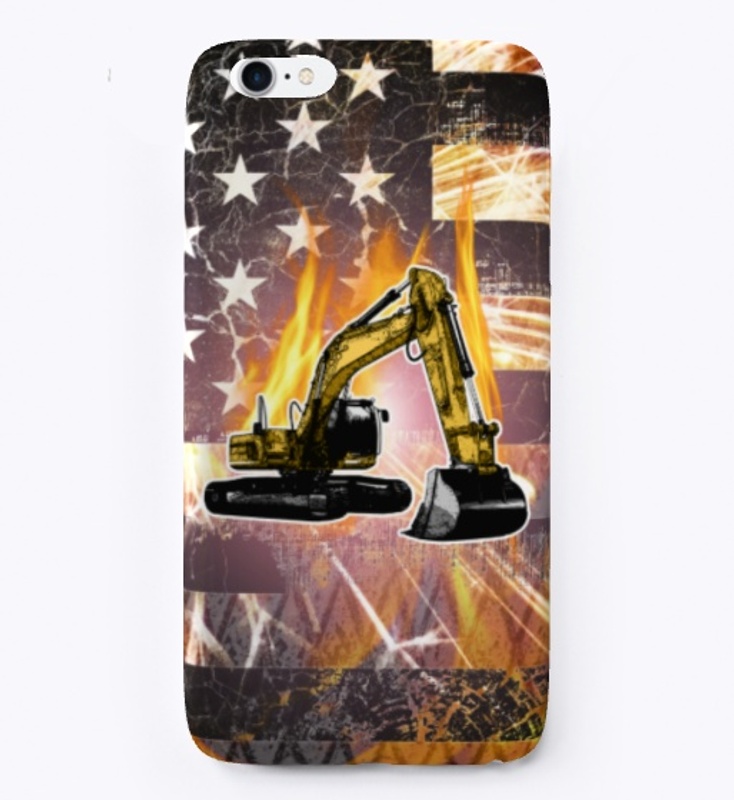 Excavator Flag Sparks