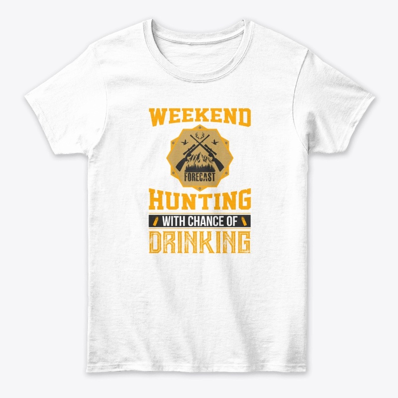 Weekend Hunting T Shirt Design