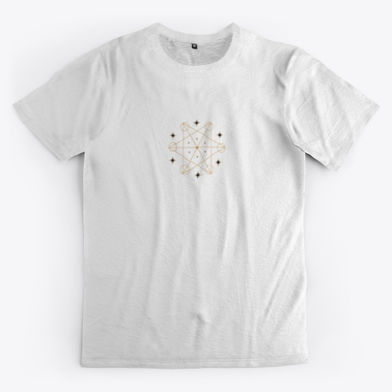 geomatrics logo style t - shirt