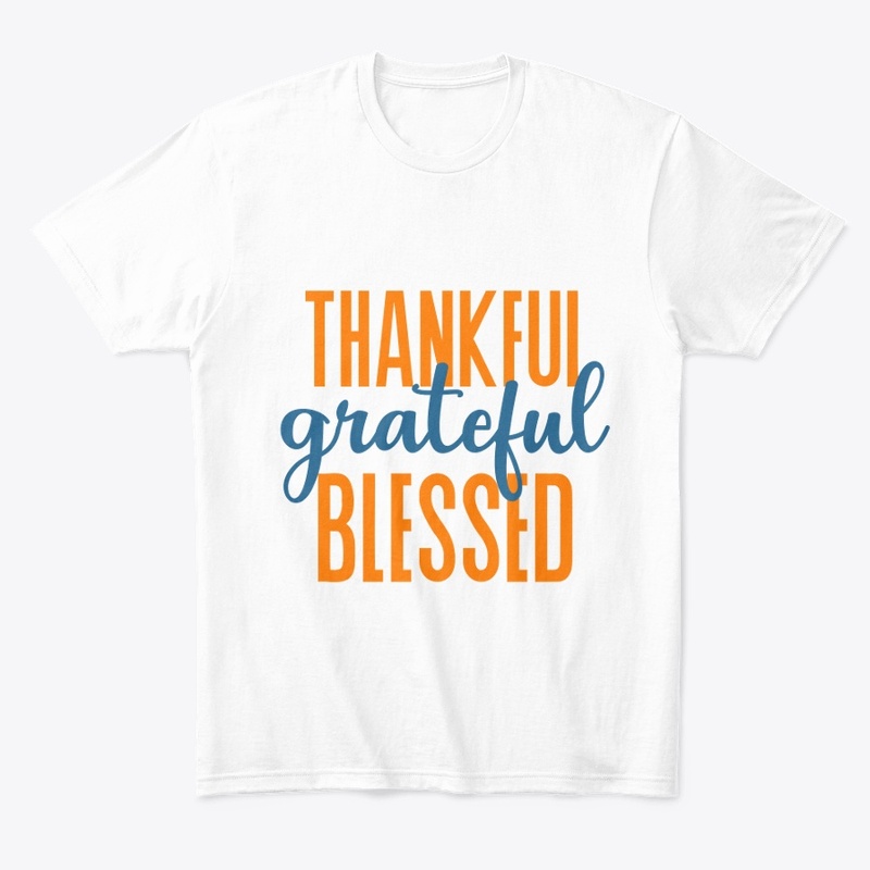 Thankful Grateful Blessed Tote Bag