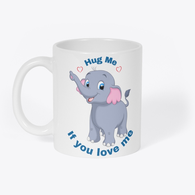 Hug Me Baby Elephant T-Shirt