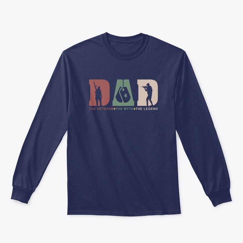 Veteran Dad Myth Legend T shirt
