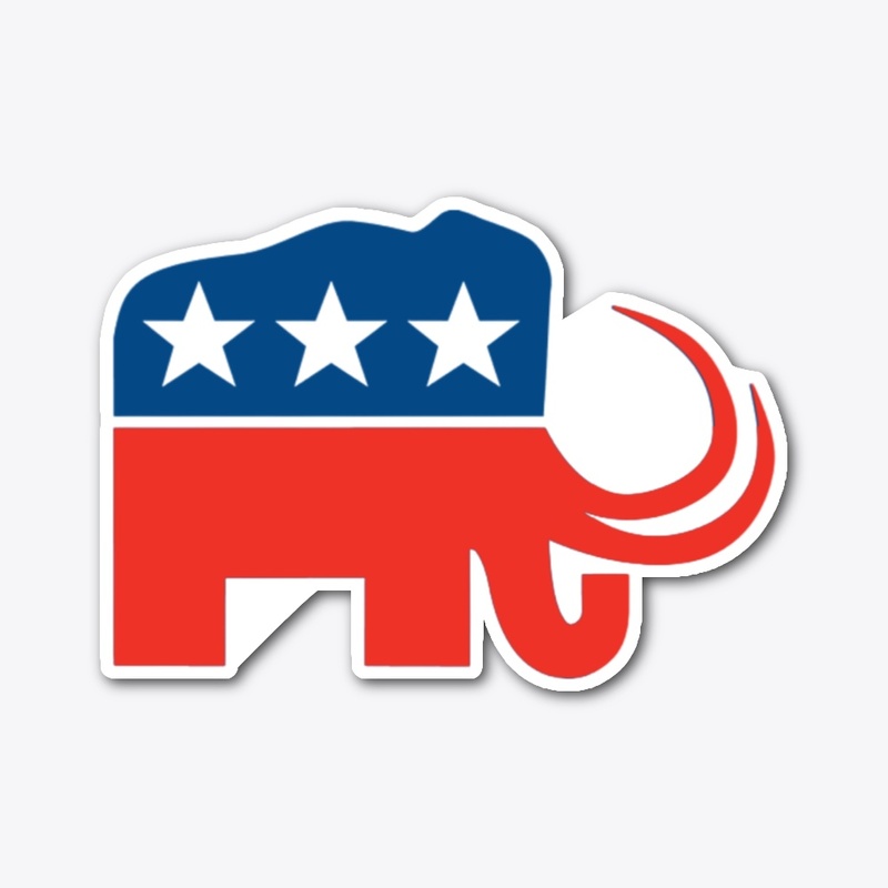 PALEO CONSERVATIVE LOGO - WOLLY MAMMOTH