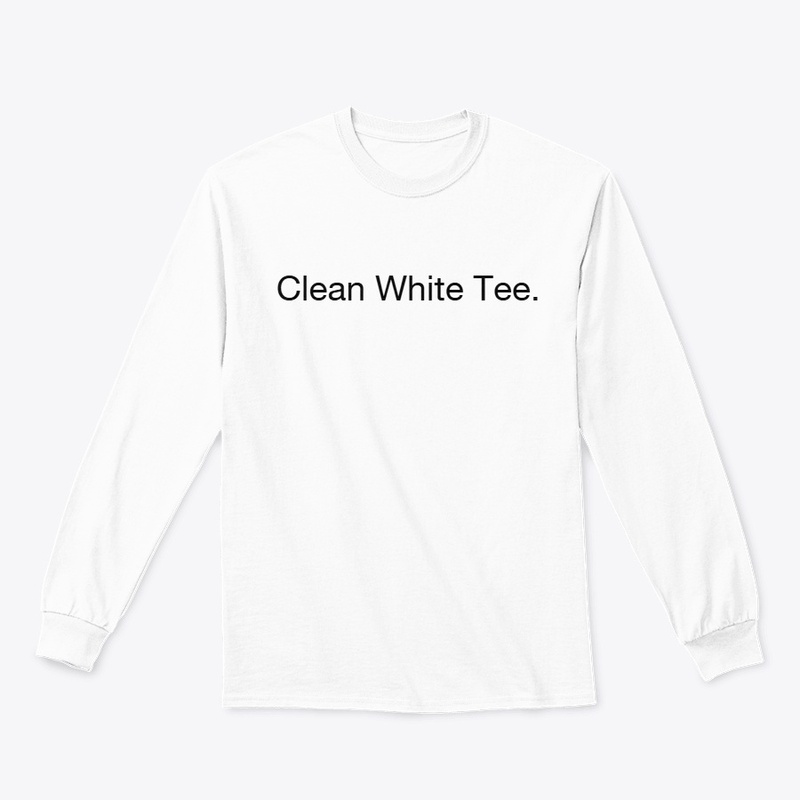 Clean White Tee