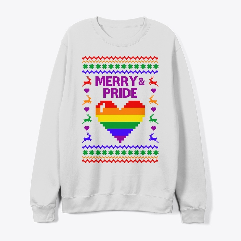 Merry And Pride LGBT Ugly Sweater